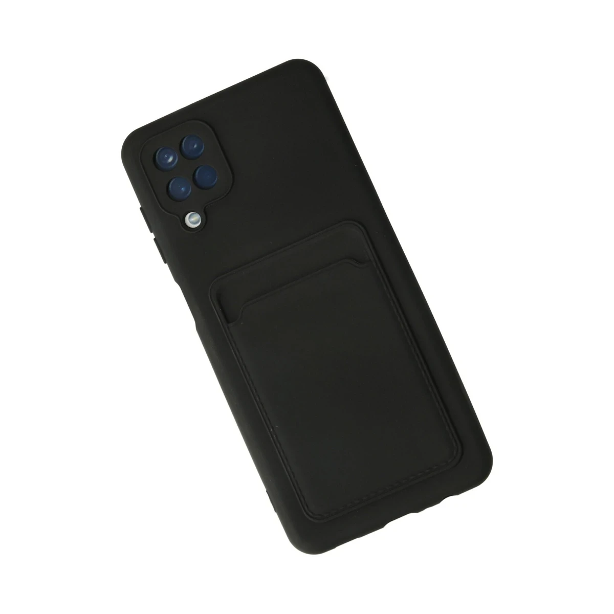 Newface Samsung Galaxy A12 Kılıf Kelvin Kartvizitli Silikon - Siyah — görsel 6