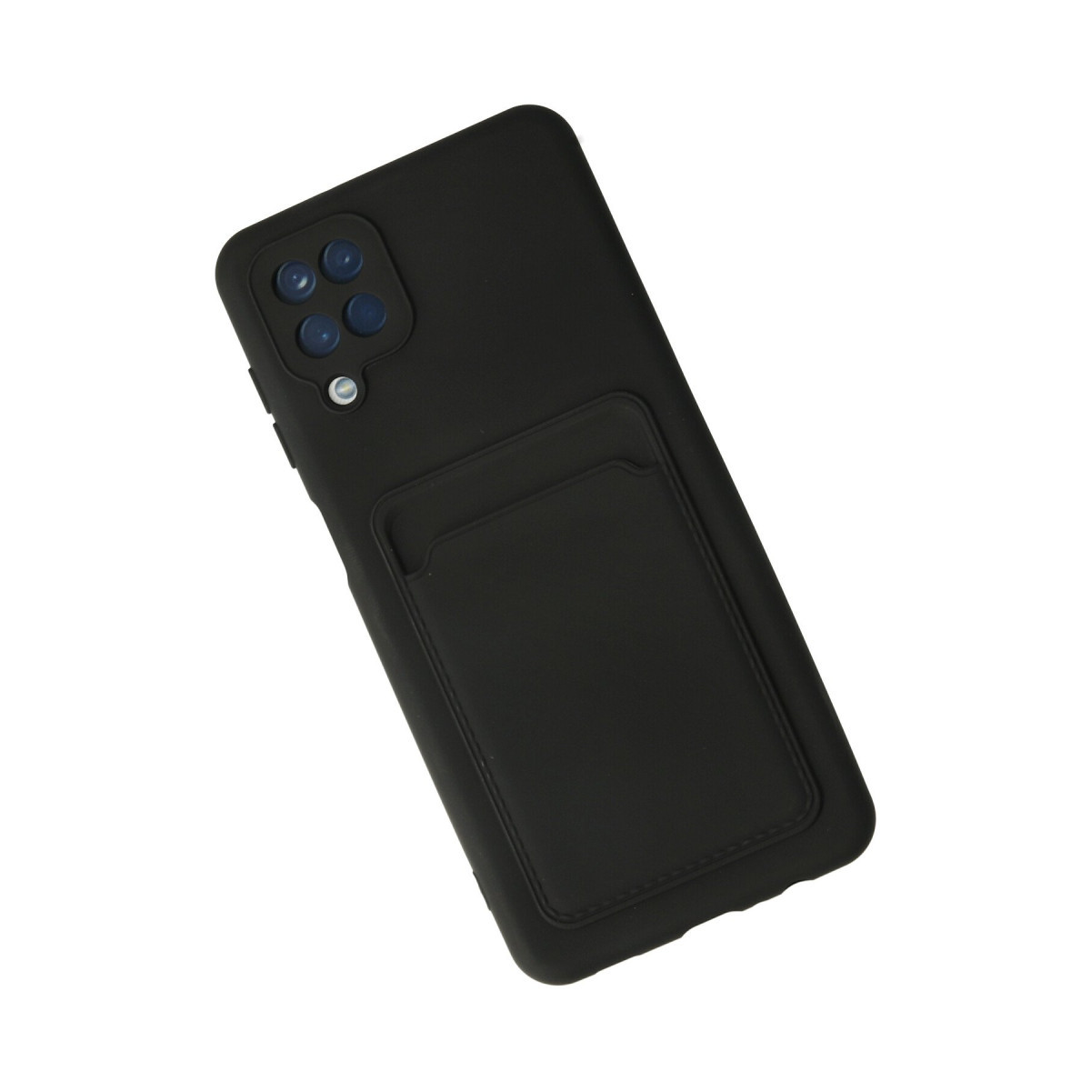 Newface Samsung Galaxy A12 Kılıf Kelvin Kartvizitli Silikon - Siyah — görsel 9