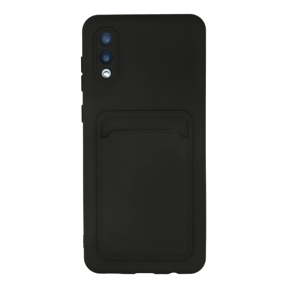Newface Samsung Galaxy A02 Kılıf Kelvin Kartvizitli Silikon - Siyah — görsel 4