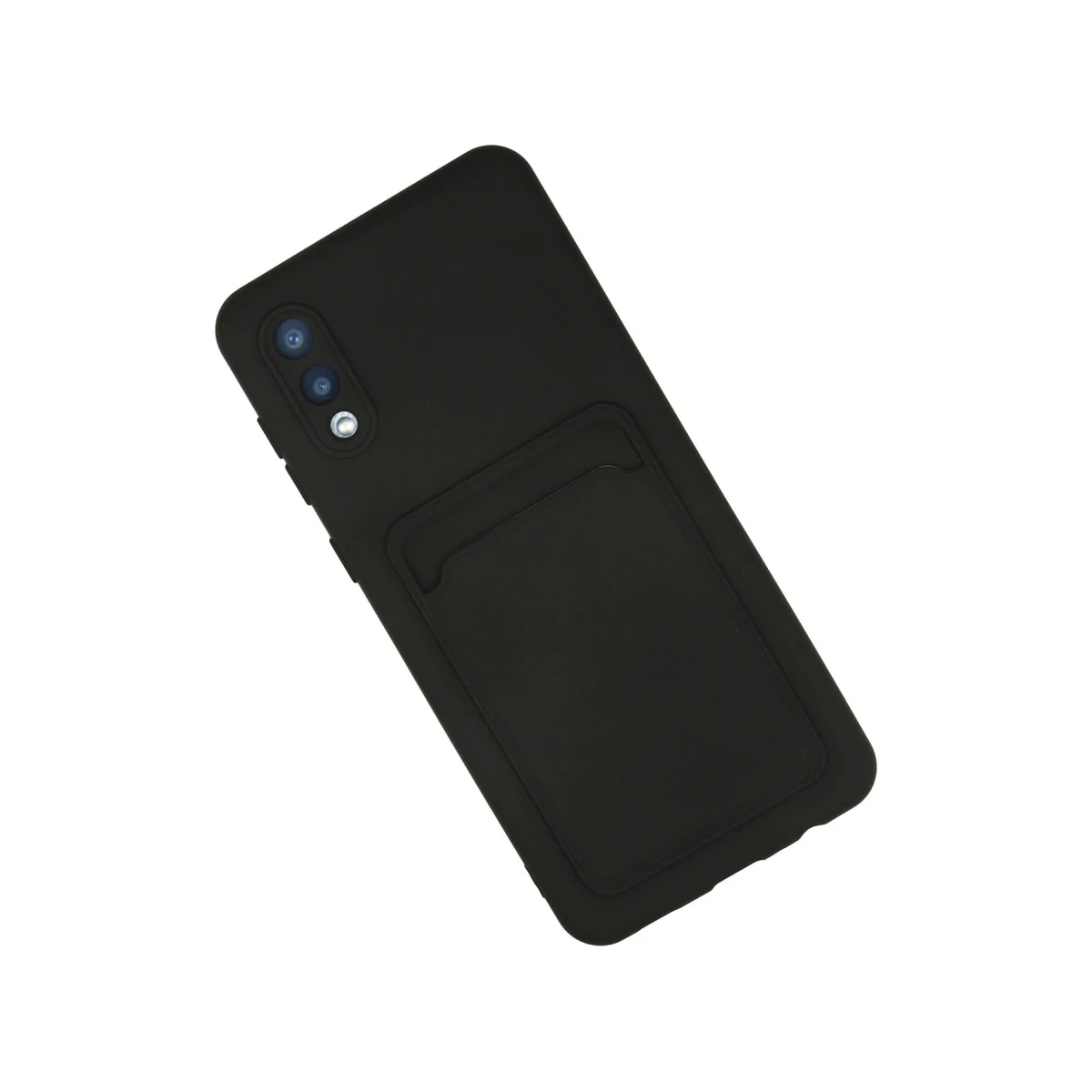 Newface Samsung Galaxy A02 Kılıf Kelvin Kartvizitli Silikon - Siyah — görsel 5