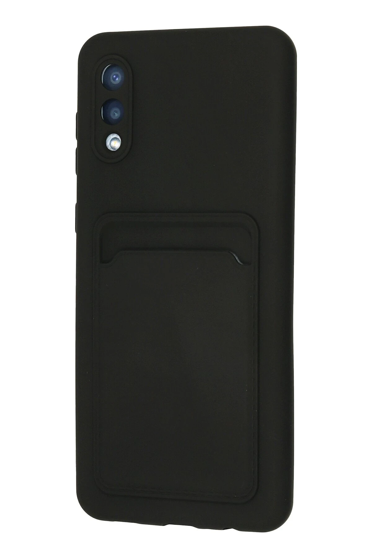 Newface Samsung Galaxy A02 Kılıf Kelvin Kartvizitli Silikon - Siyah — görsel 3
