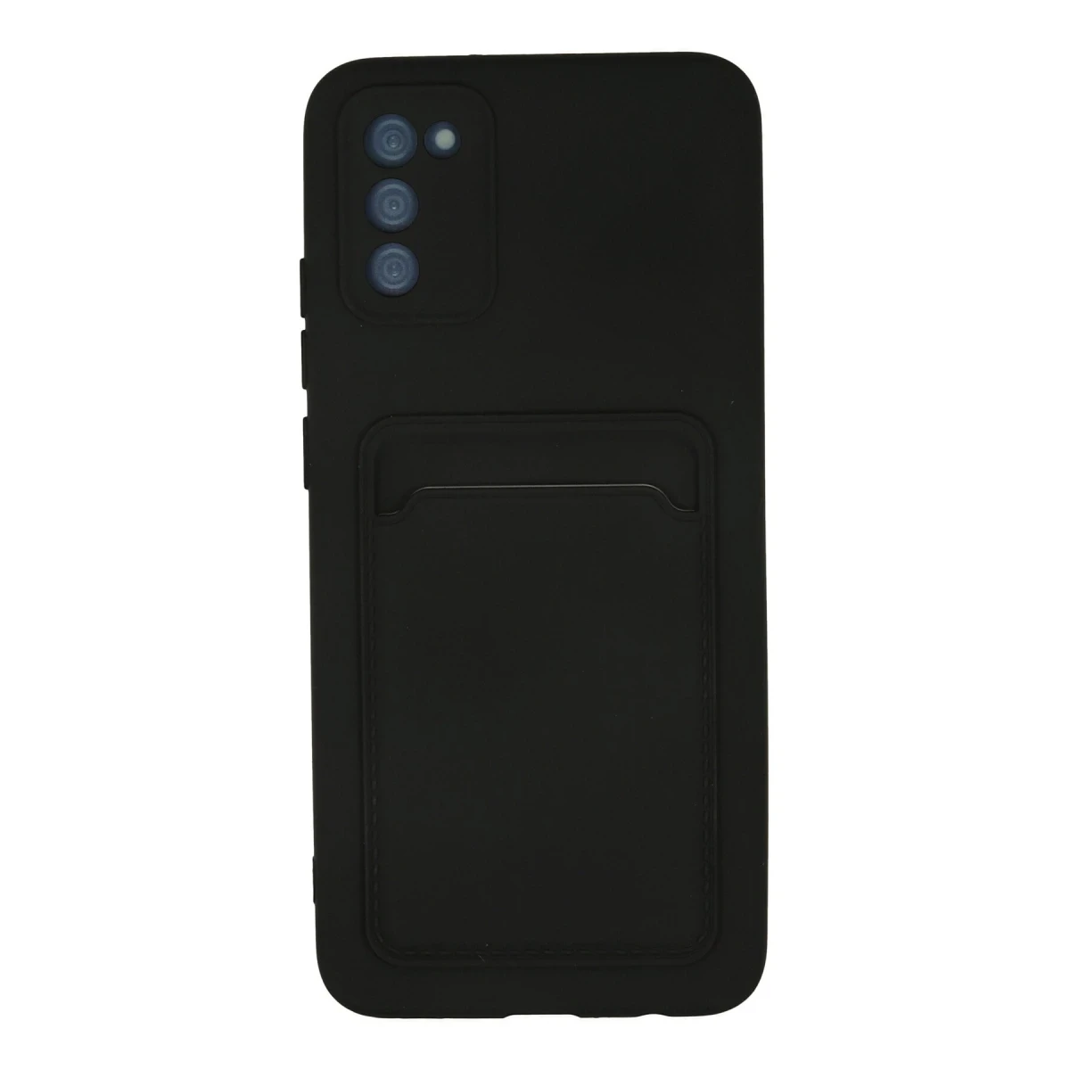 Newface Samsung Galaxy A02S Kılıf Kelvin Kartvizitli Silikon - Siyah — görsel 4