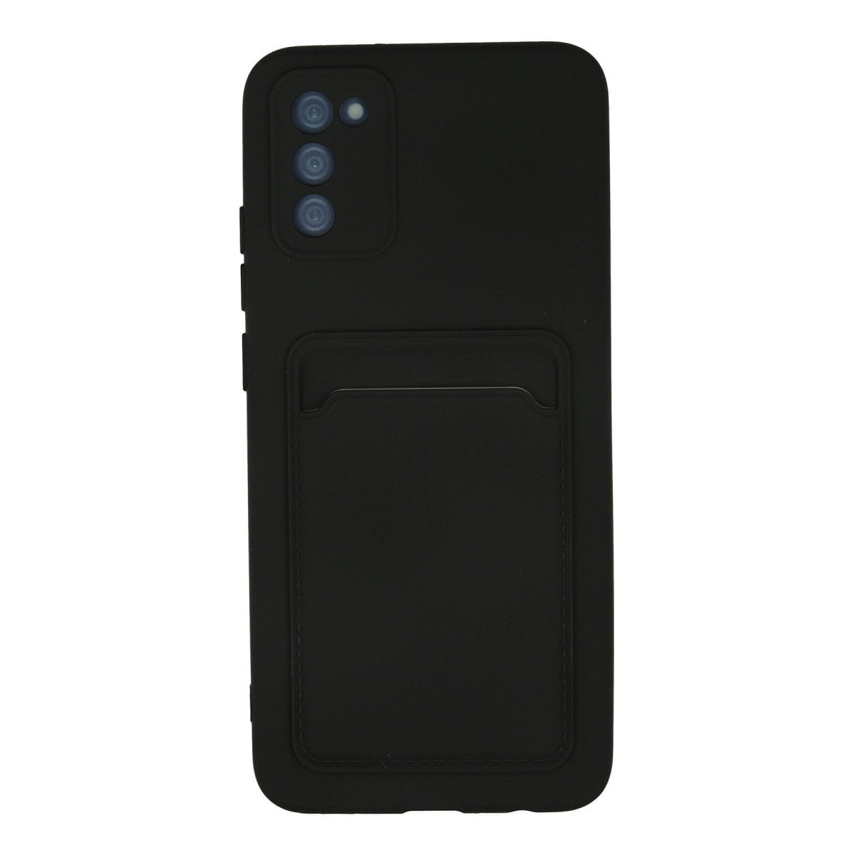Newface Samsung Galaxy A02S Kılıf Kelvin Kartvizitli Silikon - Siyah — görsel 7