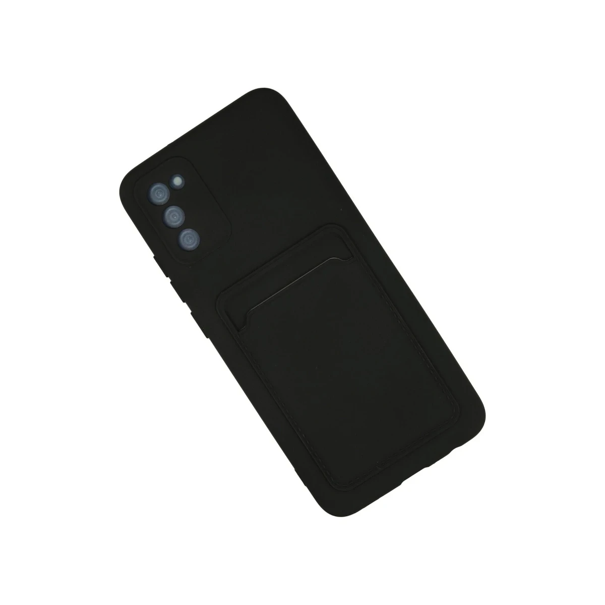 Newface Samsung Galaxy A02S Kılıf Kelvin Kartvizitli Silikon - Siyah — görsel 5