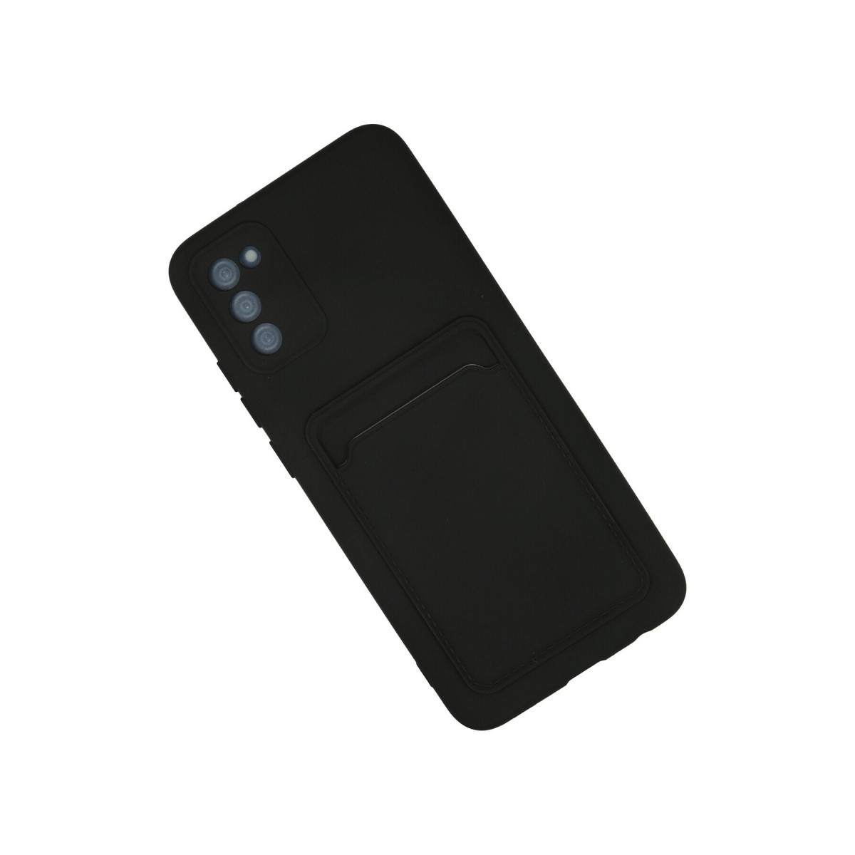 Newface Samsung Galaxy A02S Kılıf Kelvin Kartvizitli Silikon - Siyah — görsel 8