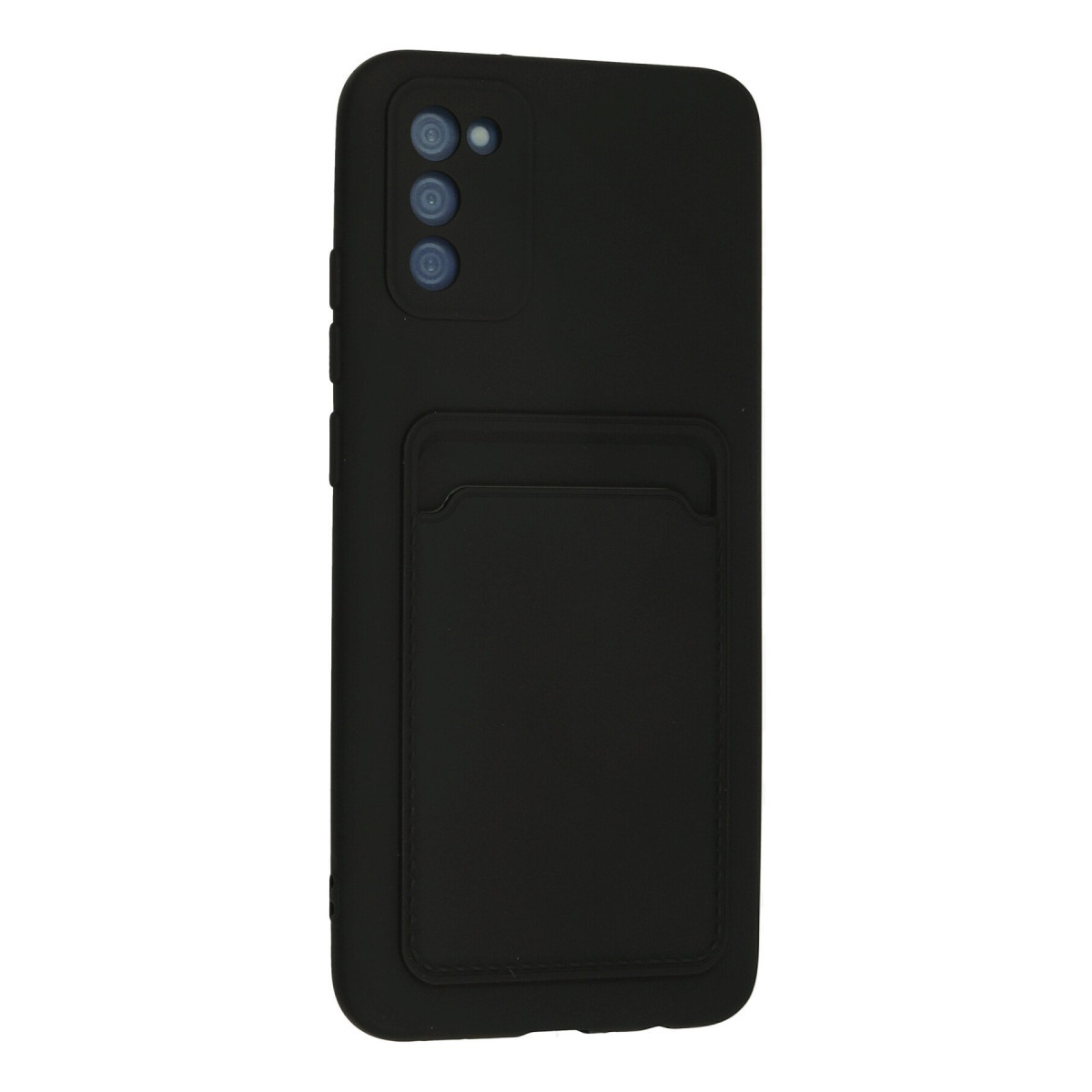 Newface Samsung Galaxy A02S Kılıf Kelvin Kartvizitli Silikon - Siyah — görsel 9