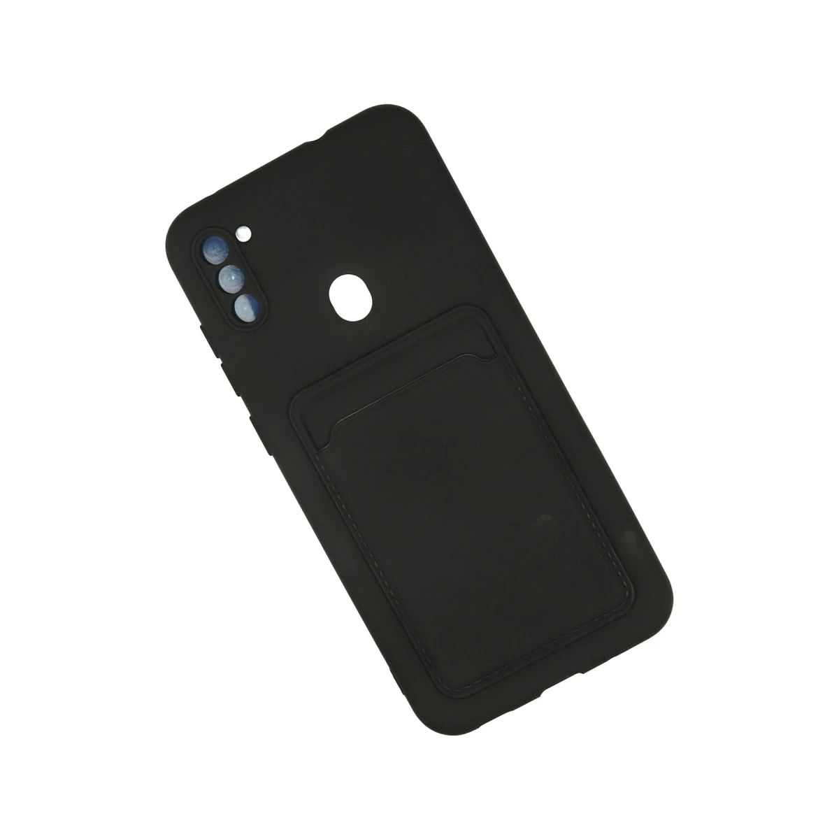 Newface Samsung Galaxy A11 Kılıf Kelvin Kartvizitli Silikon - Siyah — görsel 5