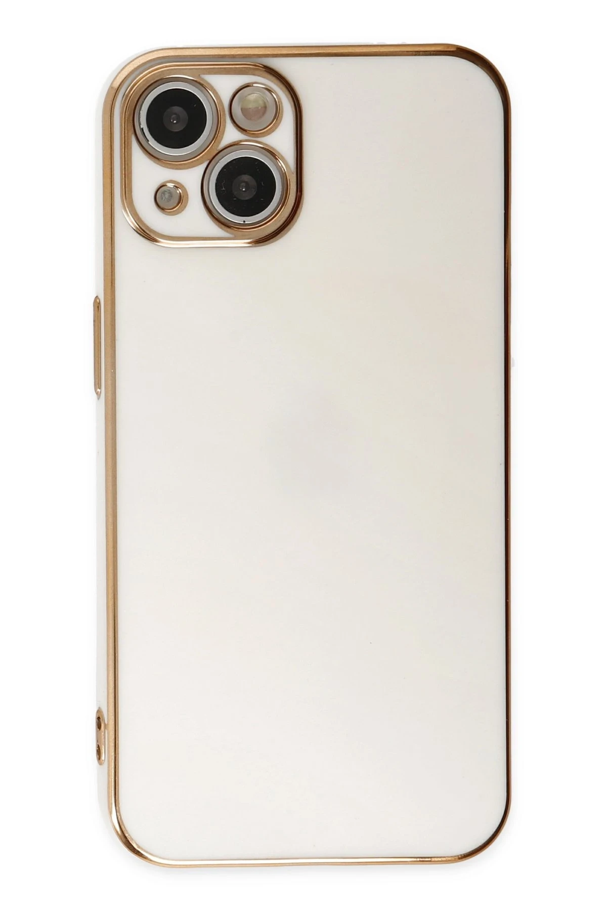 Newface iPhone 14 Kılıf Volet Silikon - Beyaz
