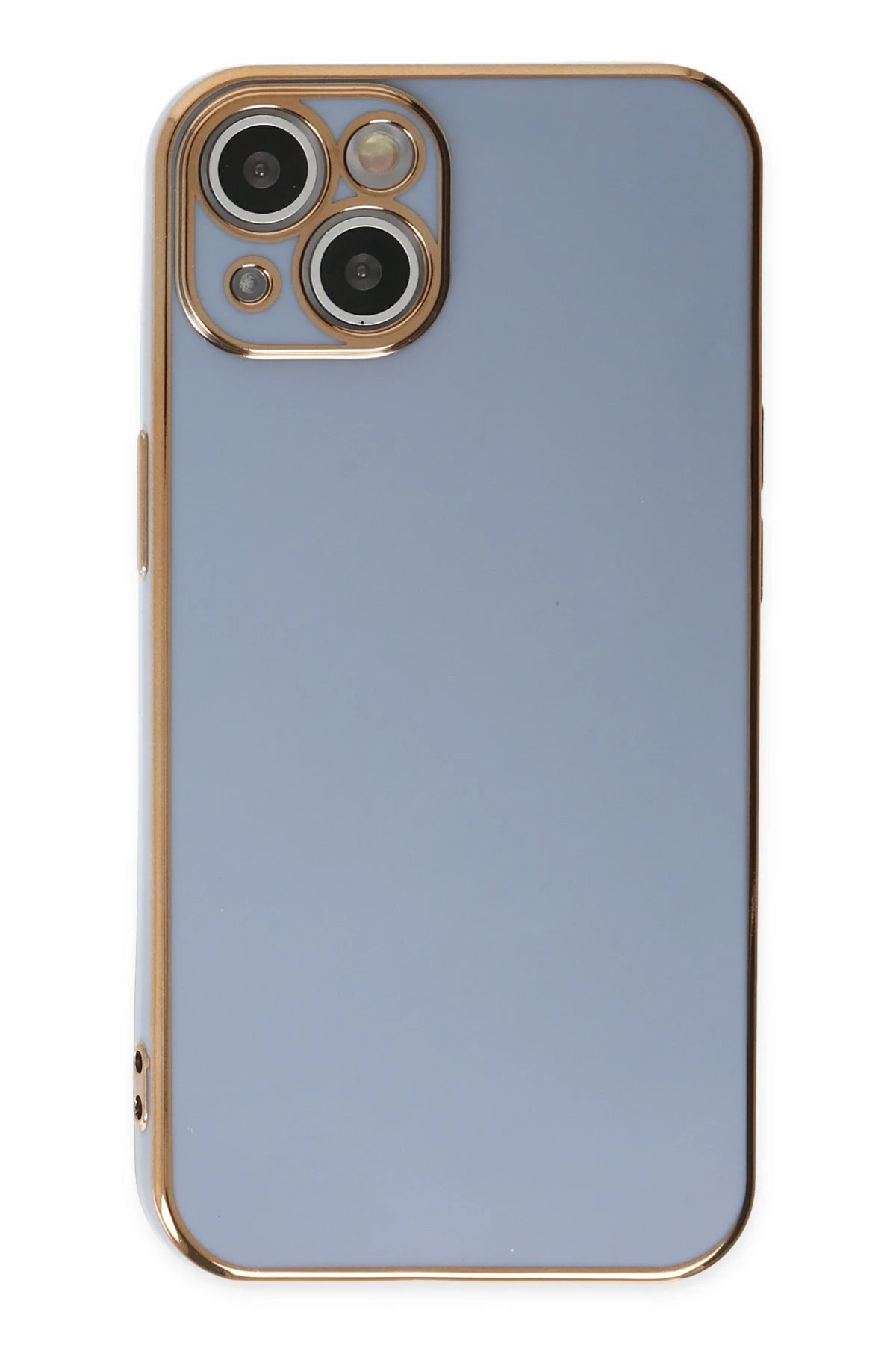 Newface iPhone 14 Kılıf Volet Silikon - Mavi