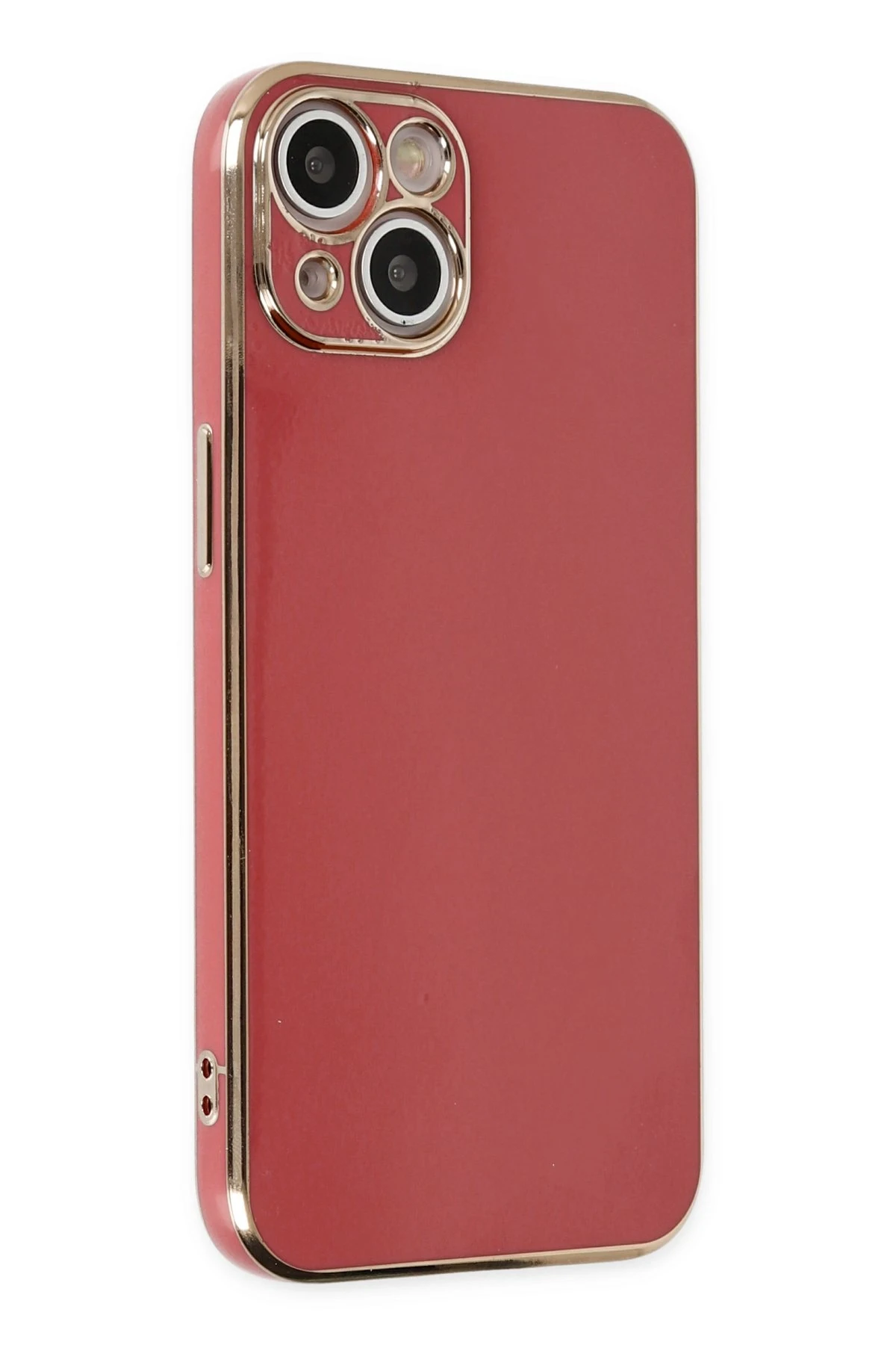 Newface iPhone 14 Kılıf Volet Silikon - Kırmızı