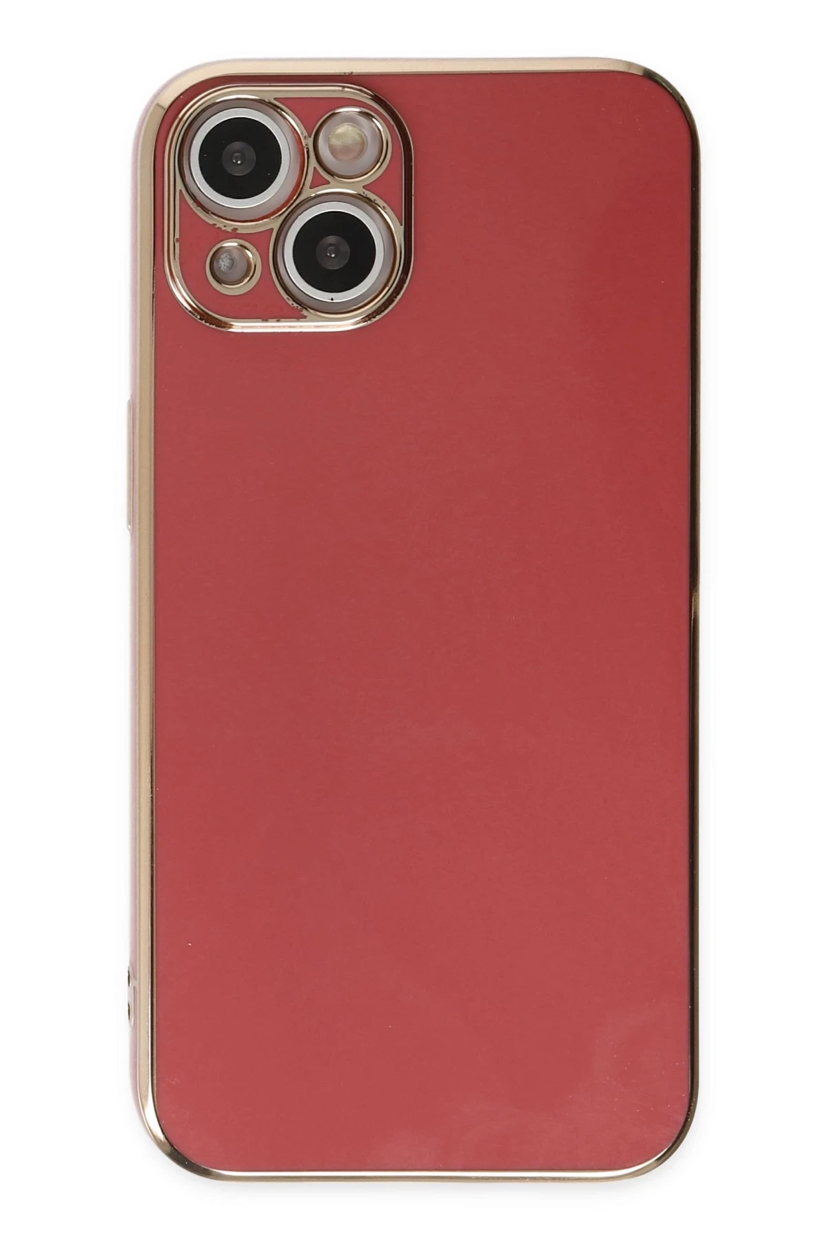 Newface iPhone 14 Kılıf Volet Silikon - Kırmızı