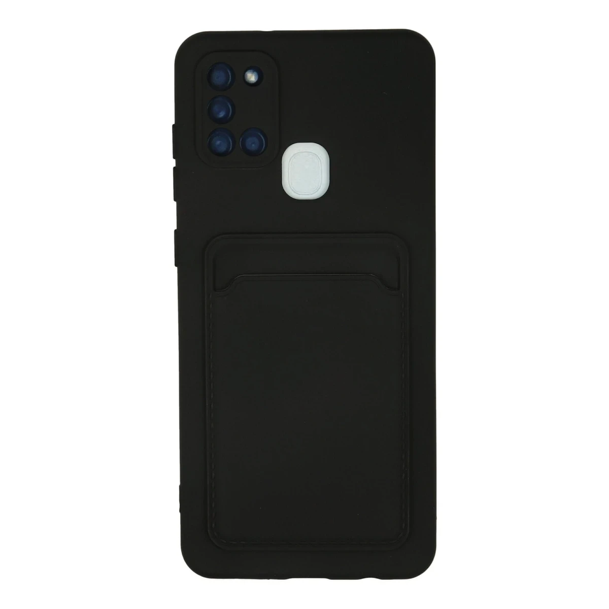Newface Samsung Galaxy A21S Kılıf Kelvin Kartvizitli Silikon - Siyah — görsel 4