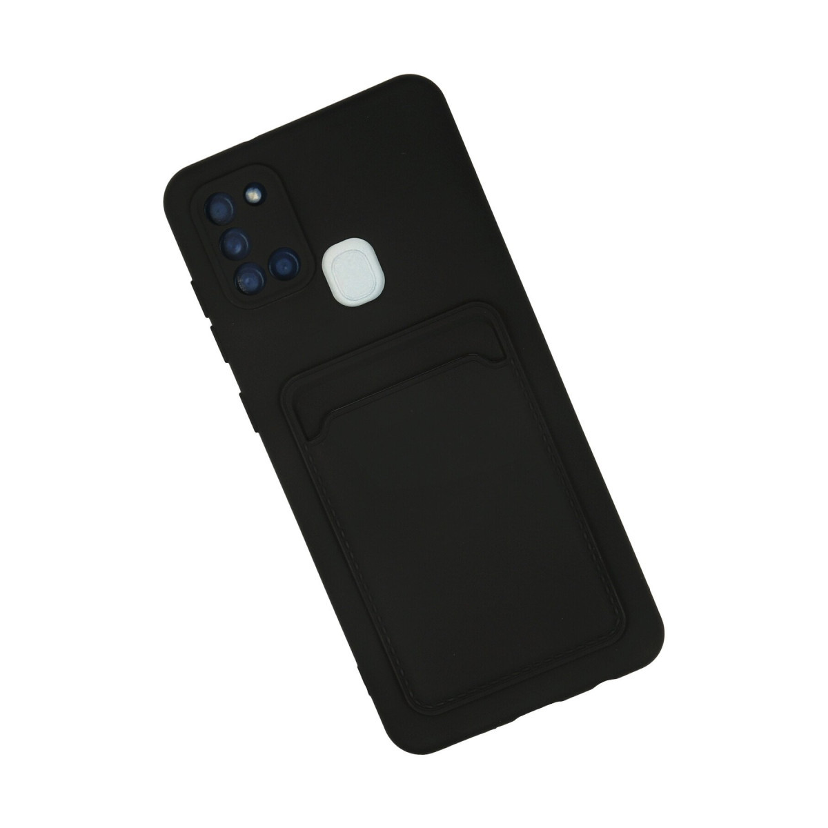 Newface Samsung Galaxy A21S Kılıf Kelvin Kartvizitli Silikon - Siyah — görsel 8