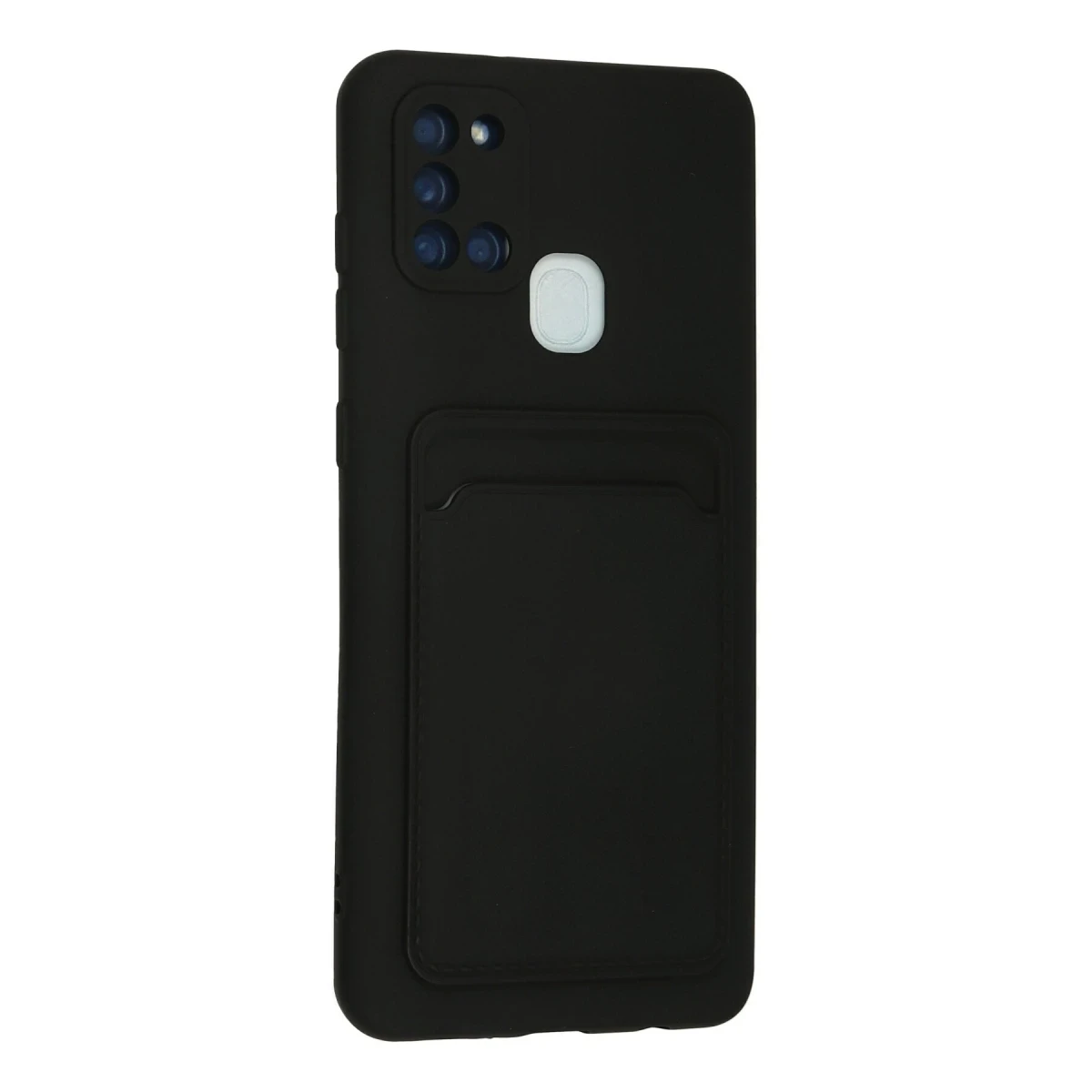 Newface Samsung Galaxy A21S Kılıf Kelvin Kartvizitli Silikon - Siyah — görsel 6