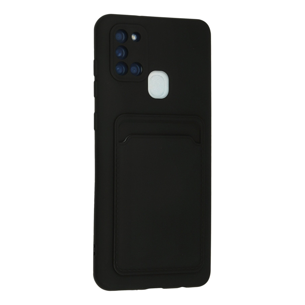 Newface Samsung Galaxy A21S Kılıf Kelvin Kartvizitli Silikon - Siyah — görsel 9