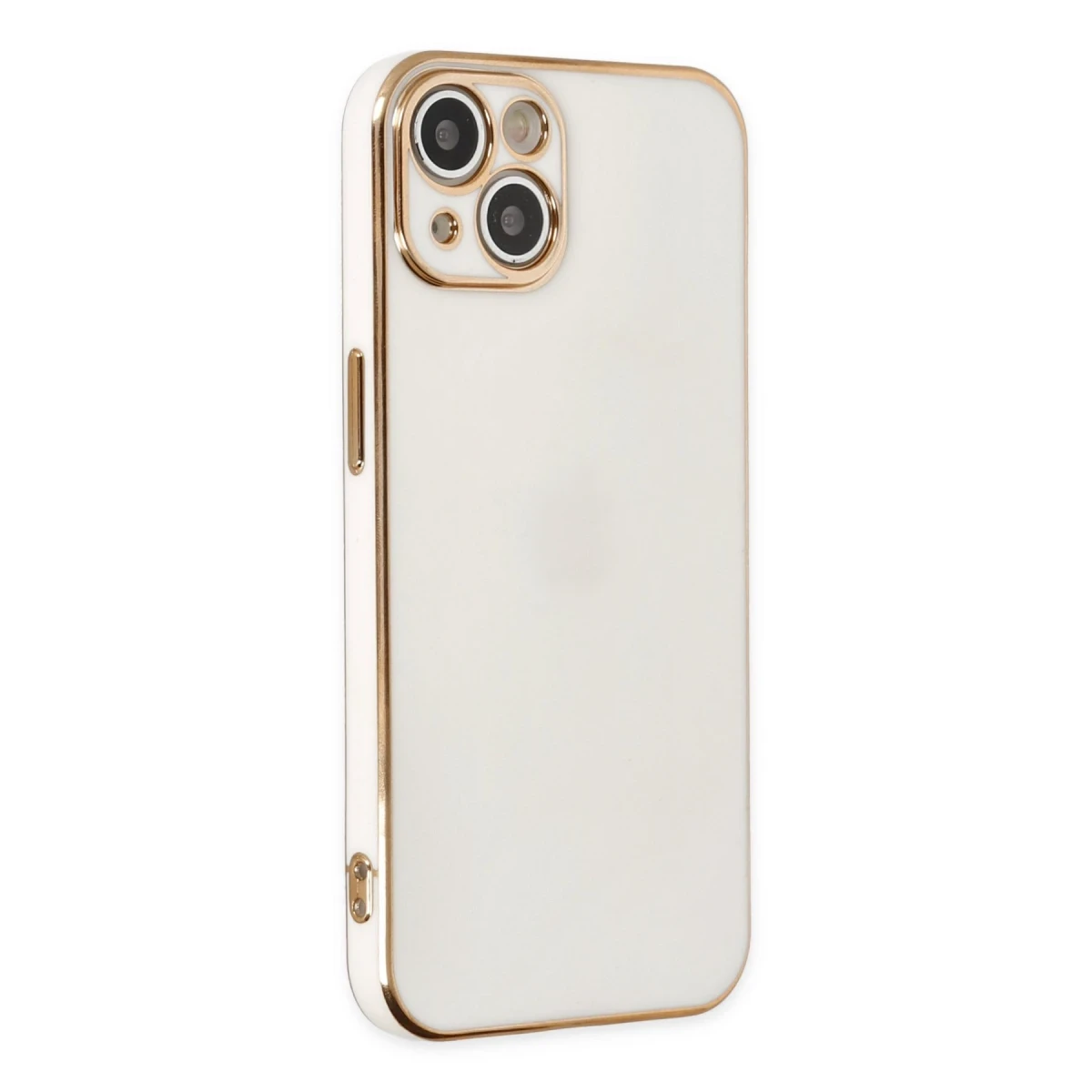 Newface Apple iPhone 14 Plus Kılıf Volet Silikon - Beyaz