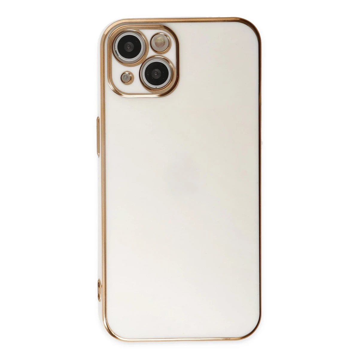 Newface Apple iPhone 14 Plus Kılıf Volet Silikon - Beyaz