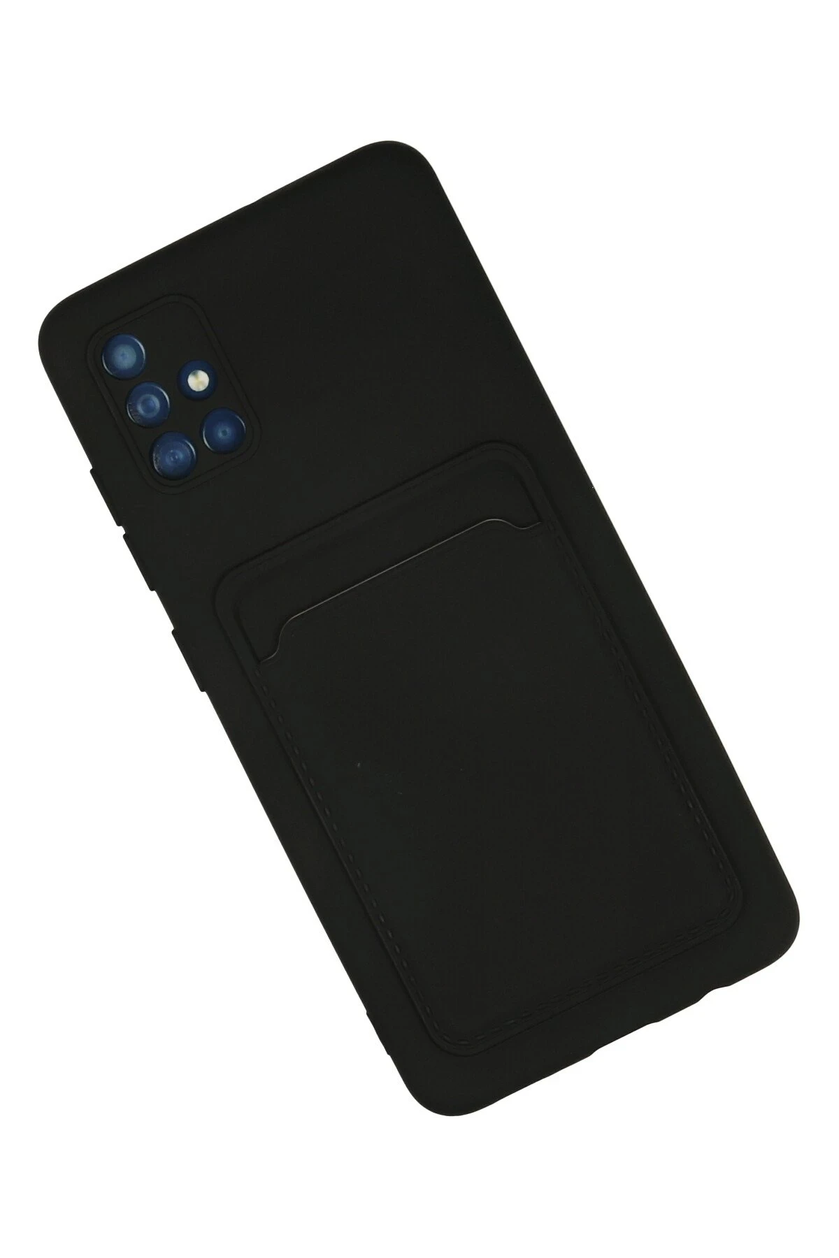 Newface Samsung Galaxy A51 Kılıf Kelvin Kartvizitli Silikon - Siyah — görsel 2