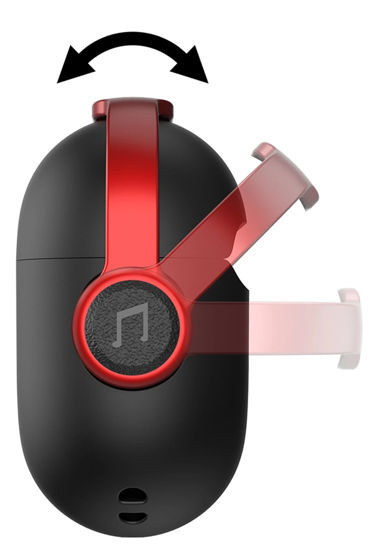 Newface Apple Airpods 3 (3.nesil) Cool Kılıf - Siyah-Kırmızı — görsel 4