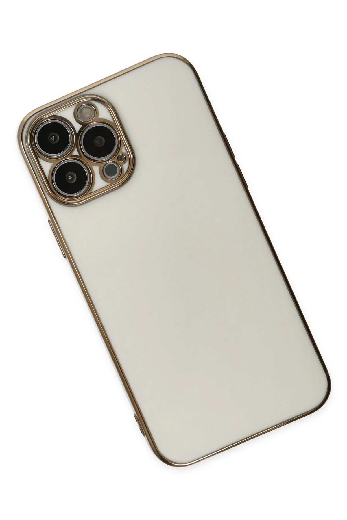 Newface iPhone 14 Pro Kılıf Volet Silikon - Beyaz