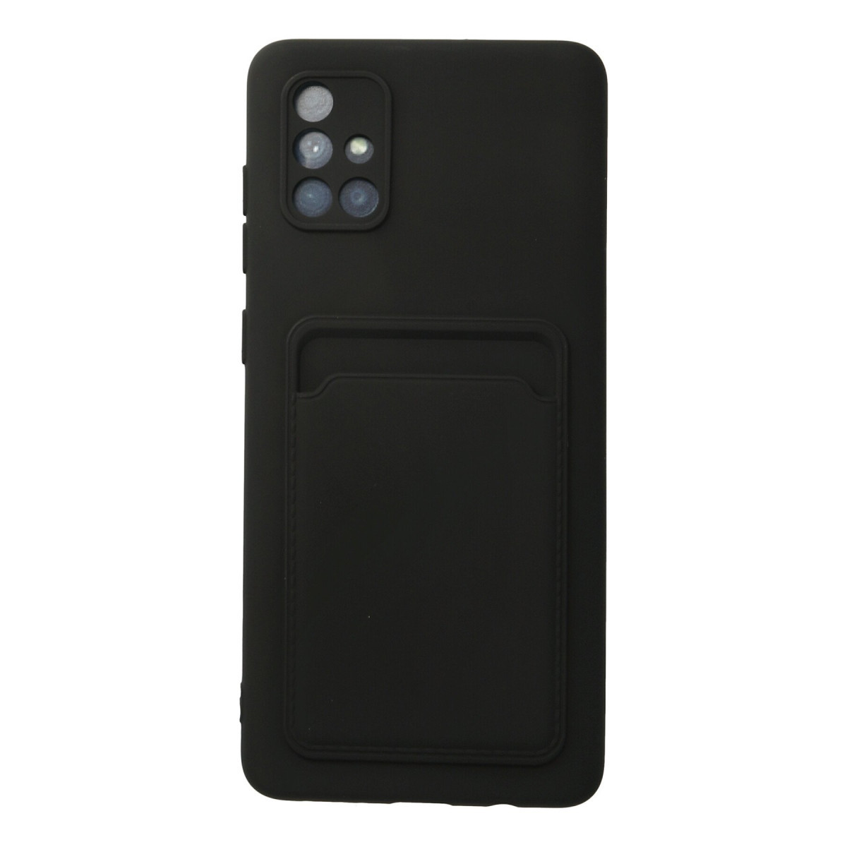 Newface Samsung Galaxy A71 Kılıf Kelvin Kartvizitli Silikon - Siyah — görsel 7