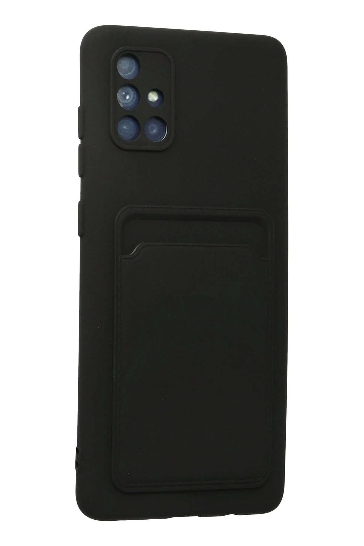 Newface Samsung Galaxy A71 Kılıf Kelvin Kartvizitli Silikon - Siyah — görsel 2