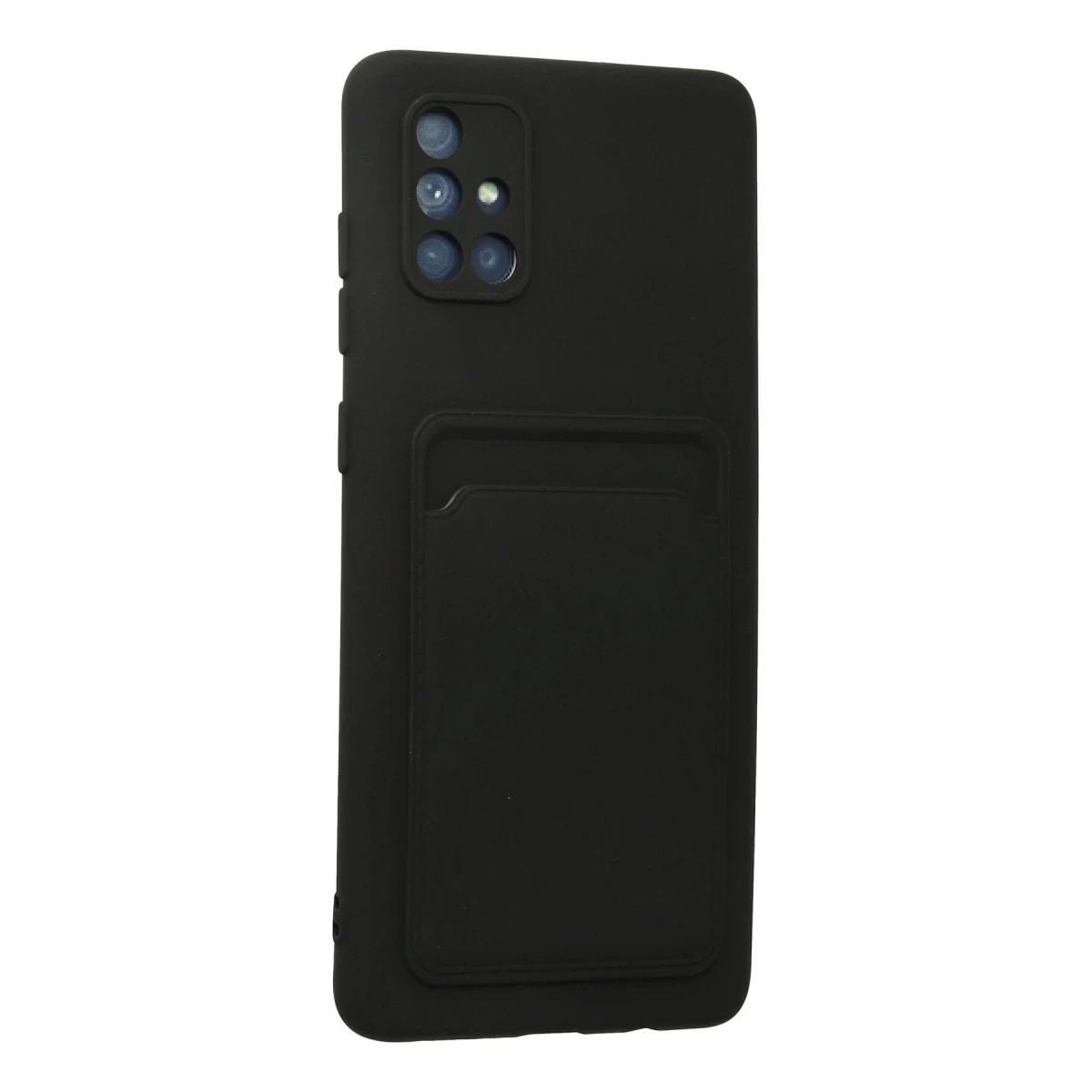 Newface Samsung Galaxy A71 Kılıf Kelvin Kartvizitli Silikon - Siyah — görsel 5