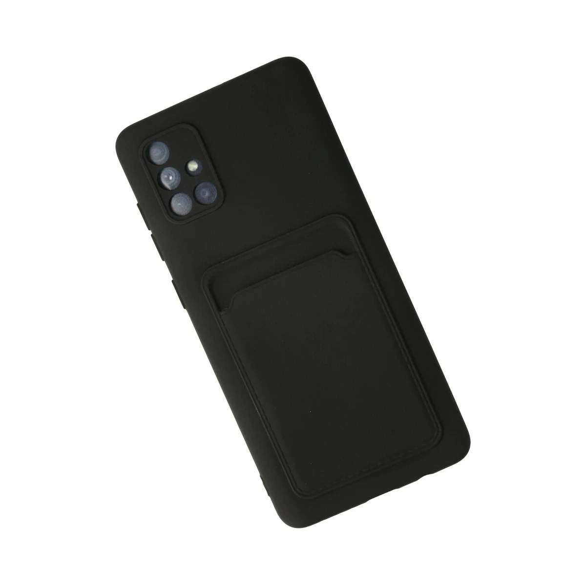 Newface Samsung Galaxy A71 Kılıf Kelvin Kartvizitli Silikon - Siyah — görsel 6