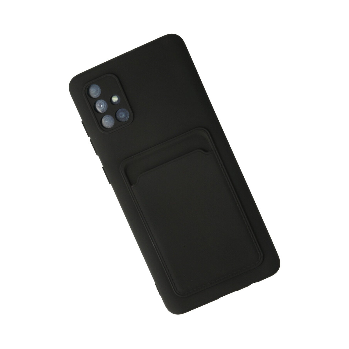 Newface Samsung Galaxy A71 Kılıf Kelvin Kartvizitli Silikon - Siyah — görsel 9