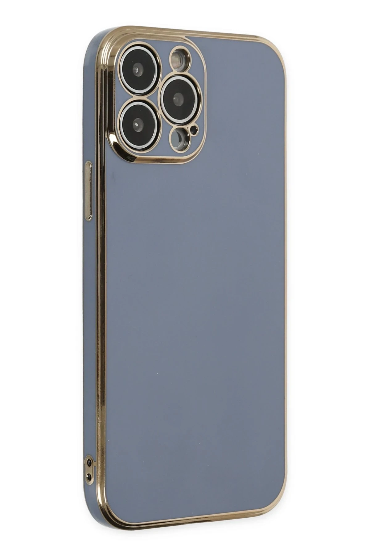 Newface iPhone 14 Pro Kılıf Volet Silikon - Mavi