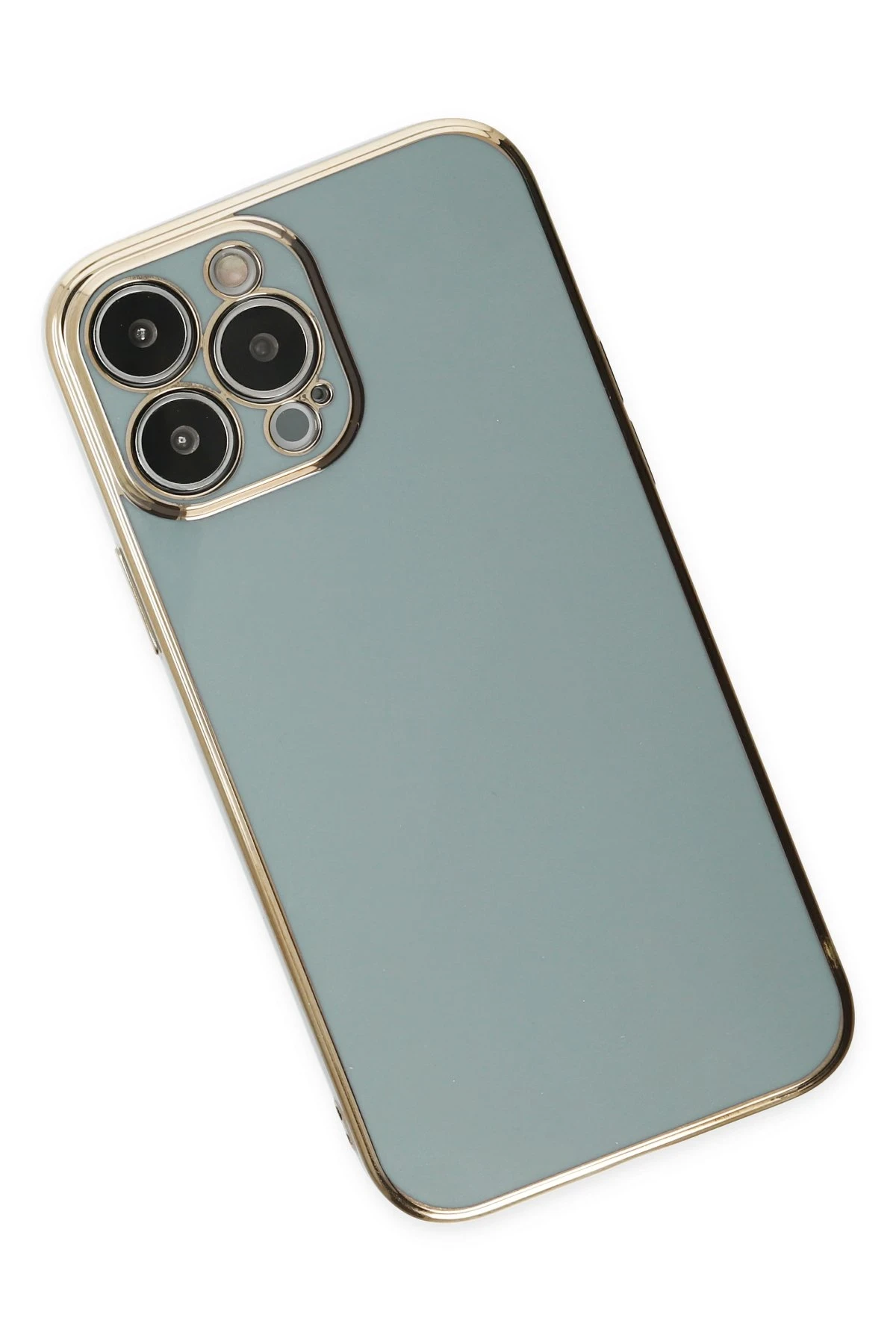 Newface iPhone 14 Pro Kılıf Volet Silikon - Açık Yeşil