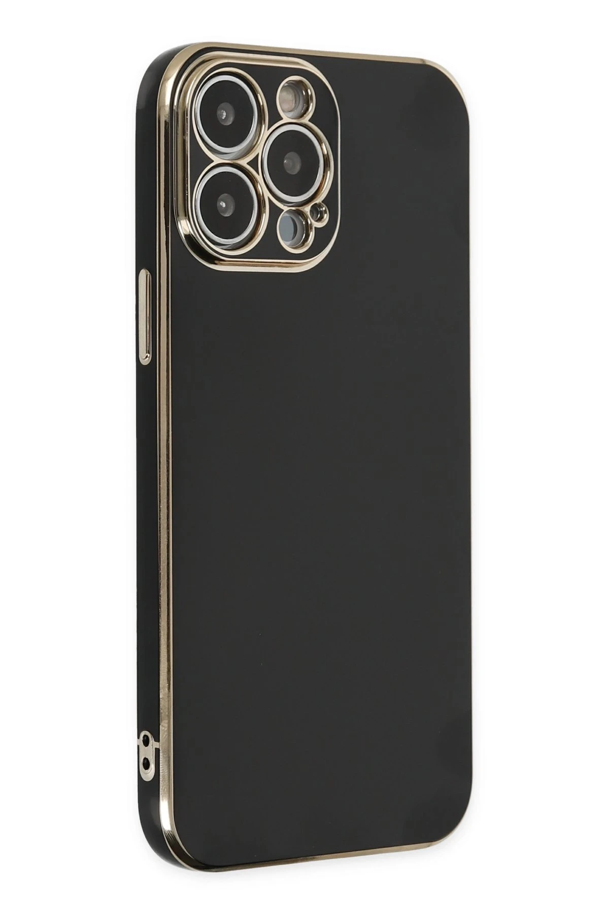 Newface iPhone 14 Pro Max Kılıf Volet Silikon - Siyah
