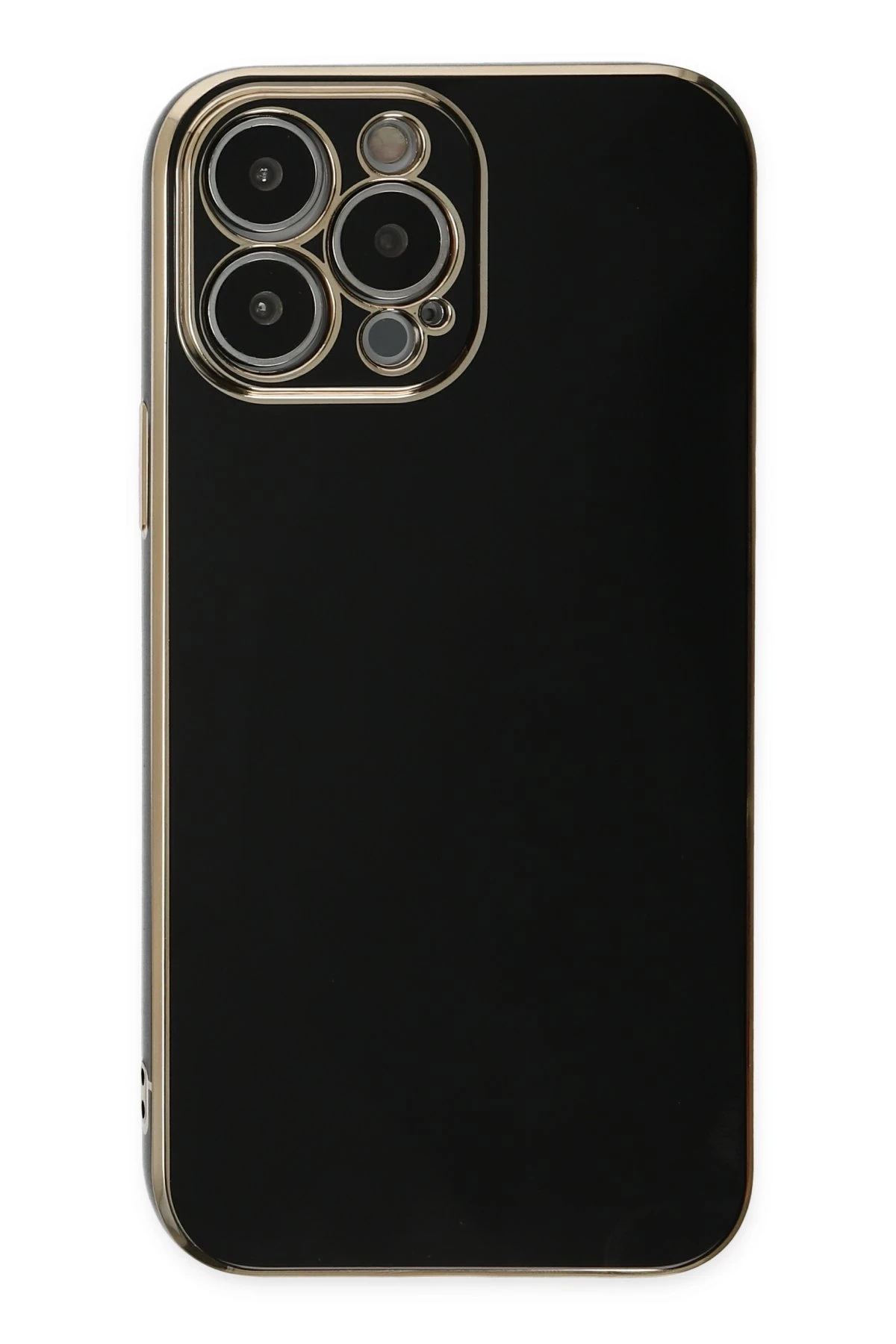 Newface iPhone 14 Pro Max Kılıf Volet Silikon - Siyah