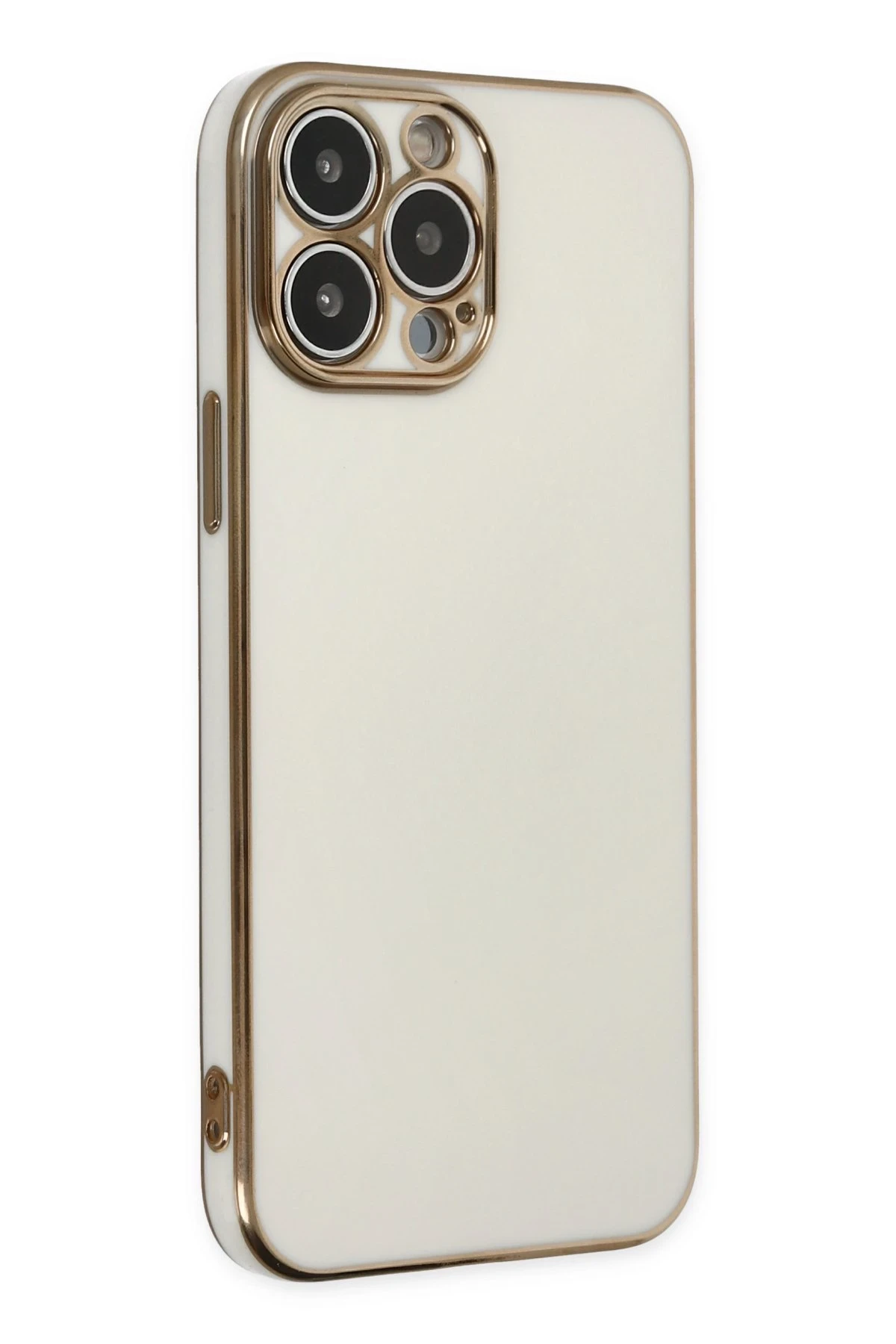 Newface iPhone 14 Pro Max Kılıf Volet Silikon - Beyaz