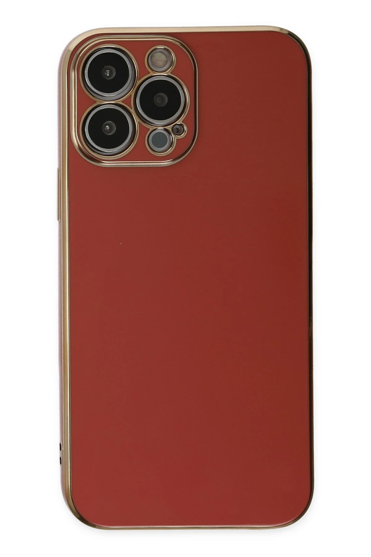 Newface iPhone 14 Pro Max Kılıf Volet Silikon - Kırmızı