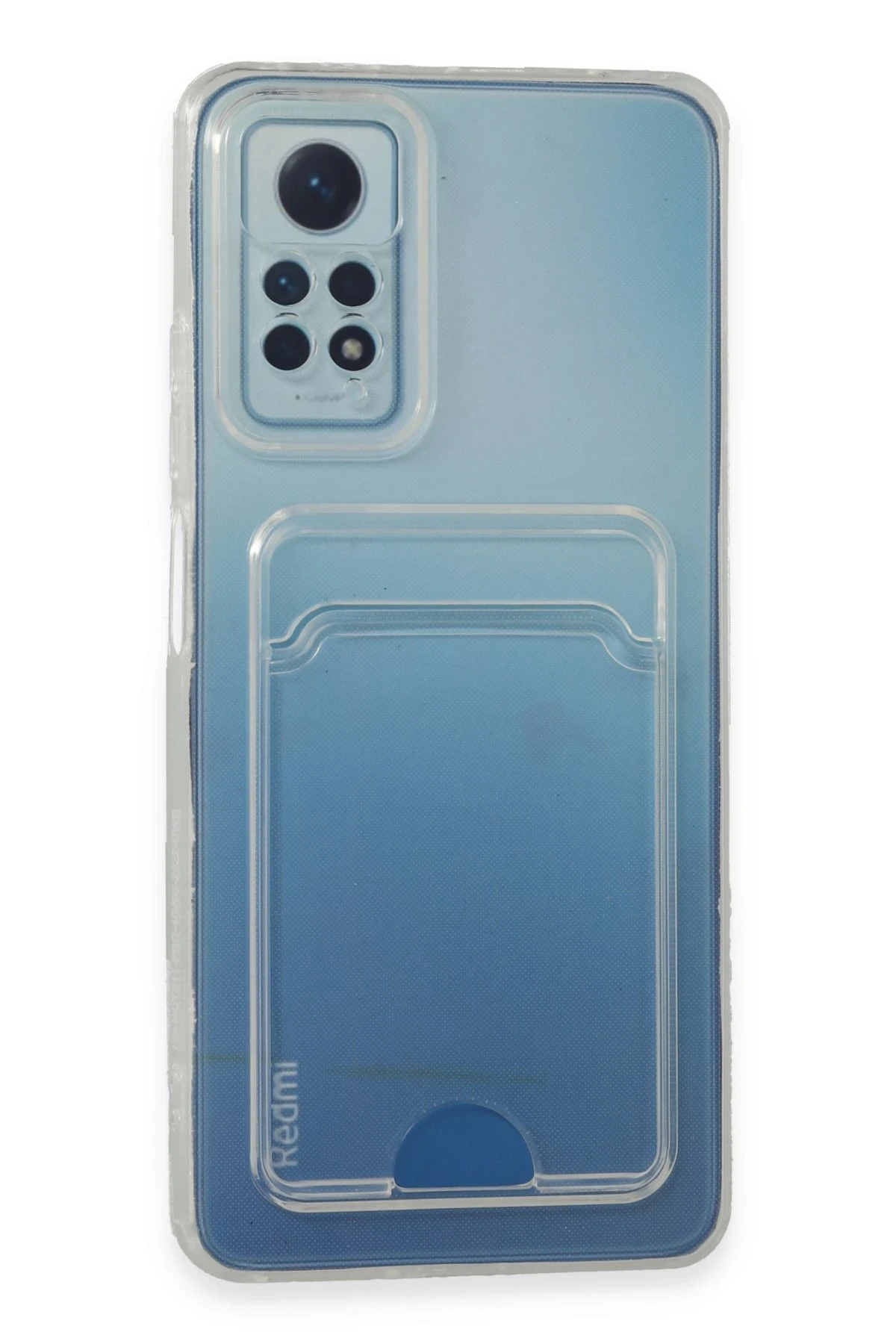 Newface Xiaomi Redmi Note 12 Pro 4G Kılıf Kart Şeffaf Silikon - Şeffaf