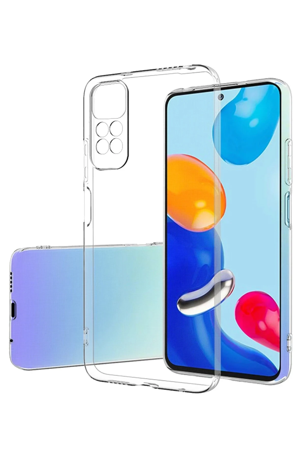 Newface Xiaomi Redmi Note 12 Pro 4G Kılıf Lüx Şeffaf Silikon