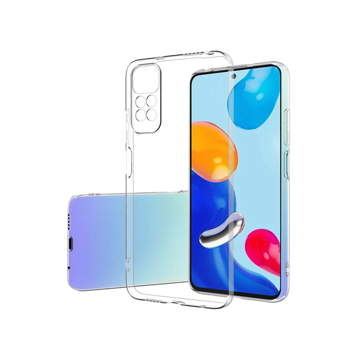 Newface Xiaomi Redmi Note 12 Pro 4G Kılıf Lüx Şeffaf Silikon — görsel 4