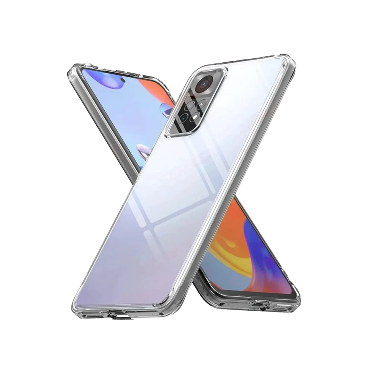 Newface Xiaomi Redmi Note 12 Pro 4G Kılıf Lüx Şeffaf Silikon — görsel 5