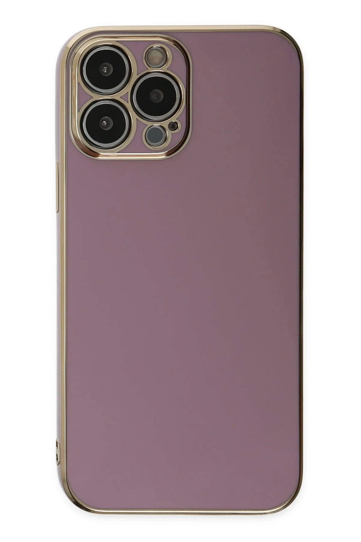 Newface iPhone 14 Pro Max Kılıf Volet Silikon - Mor