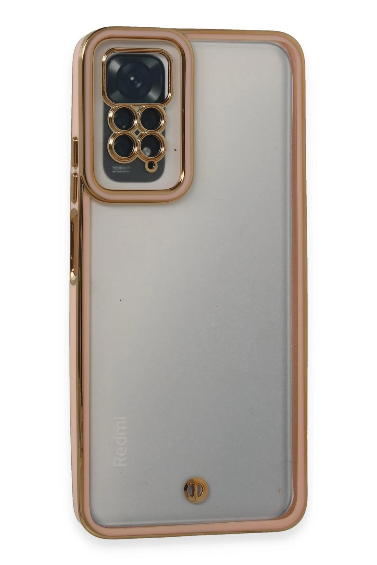 Newface Xiaomi Redmi Note 12 Pro 4G Kılıf Liva Lens Silikon - Pudra