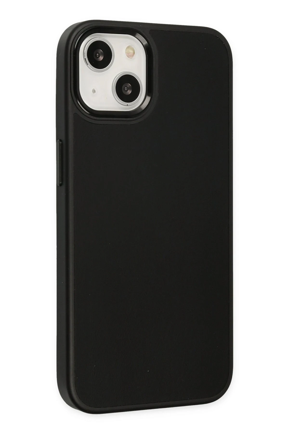 Newface Apple iPhone 14 Kılıf Asya Deri Silikon - Siyah — görsel 2