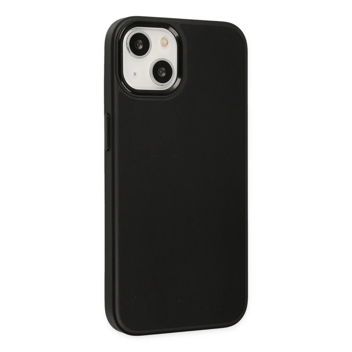 Newface Apple iPhone 14 Plus Kılıf Asya Deri Silikon - Siyah — görsel 6