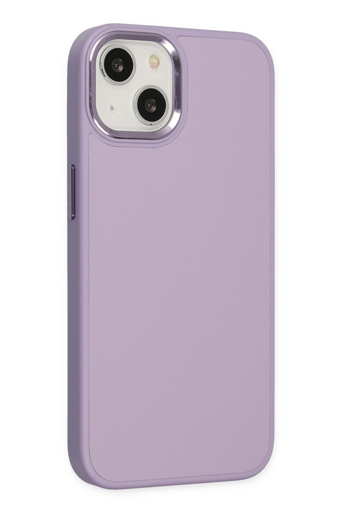 Newface iPhone 14 Plus Kılıf Asya Deri Silikon - Lila