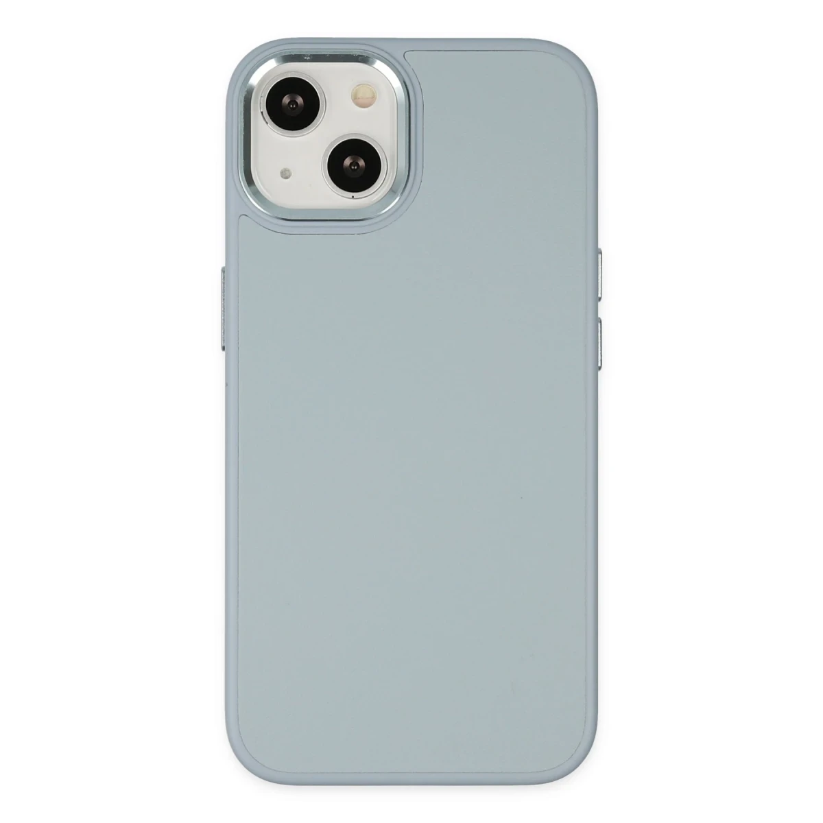 Newface Apple iPhone 14 Plus Kılıf Asya Deri Silikon - Sierra Blue