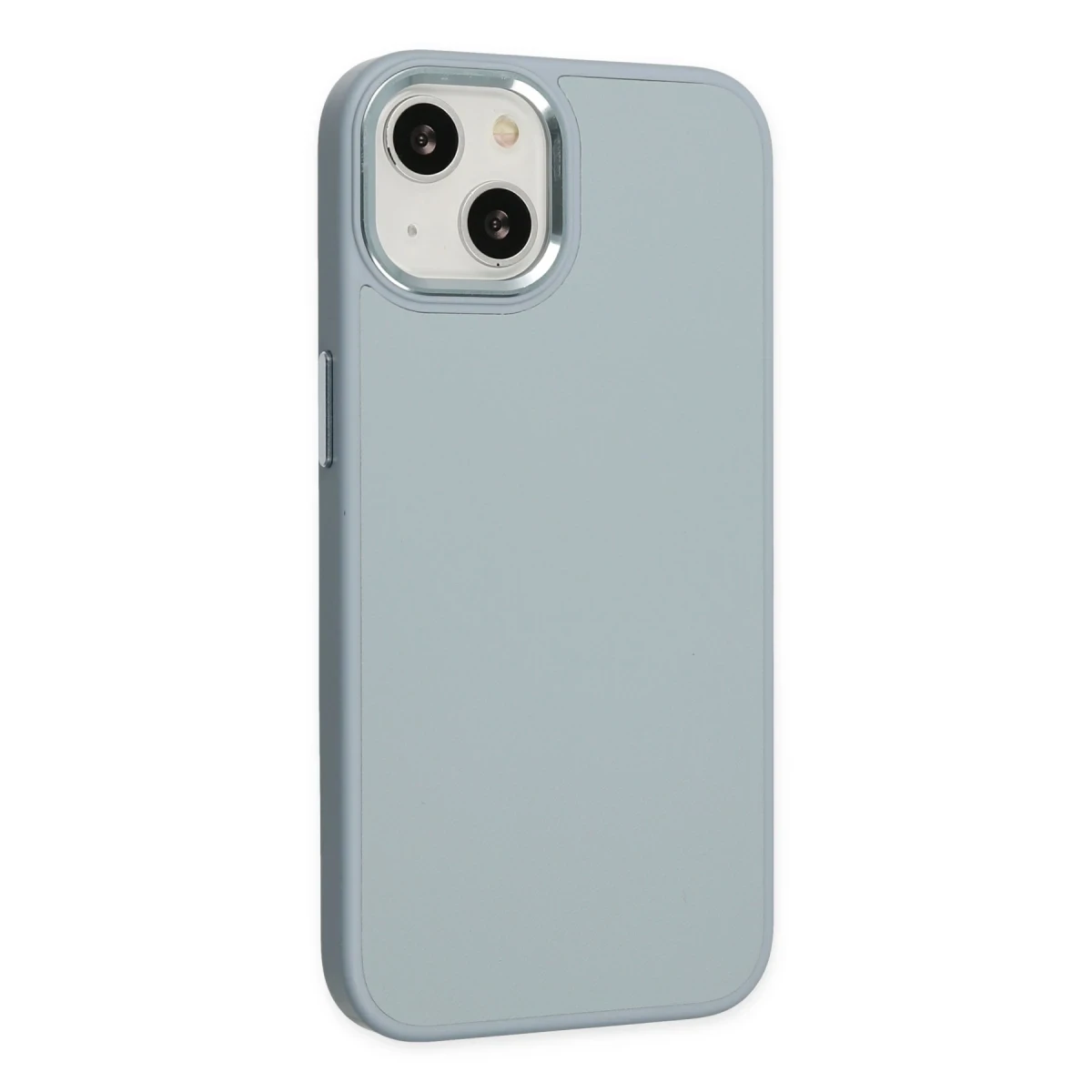 Newface Apple iPhone 14 Plus Kılıf Asya Deri Silikon - Sierra Blue