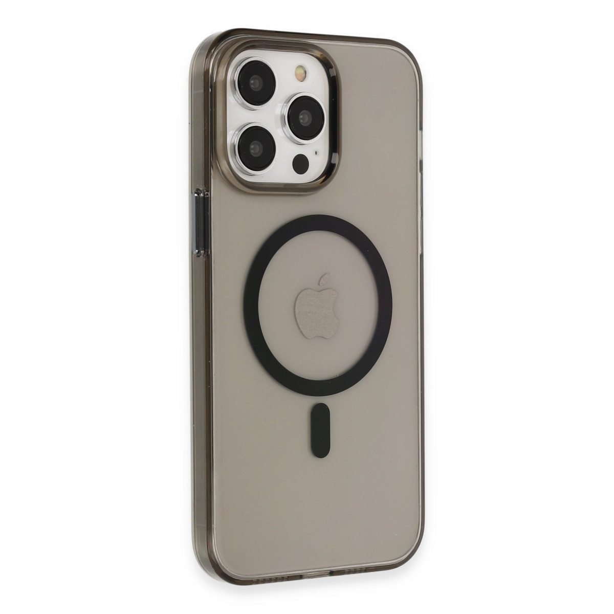 Newface Apple iPhone 13 Pro Max Kılıf Tron Şeffaf Magsafe Kapak - Siyah — görsel 9