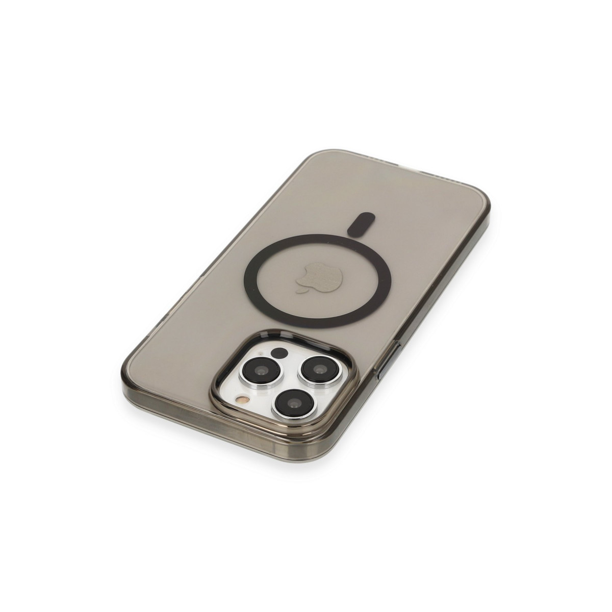 Newface Apple iPhone 13 Pro Max Kılıf Tron Şeffaf Magsafe Kapak - Siyah — görsel 10