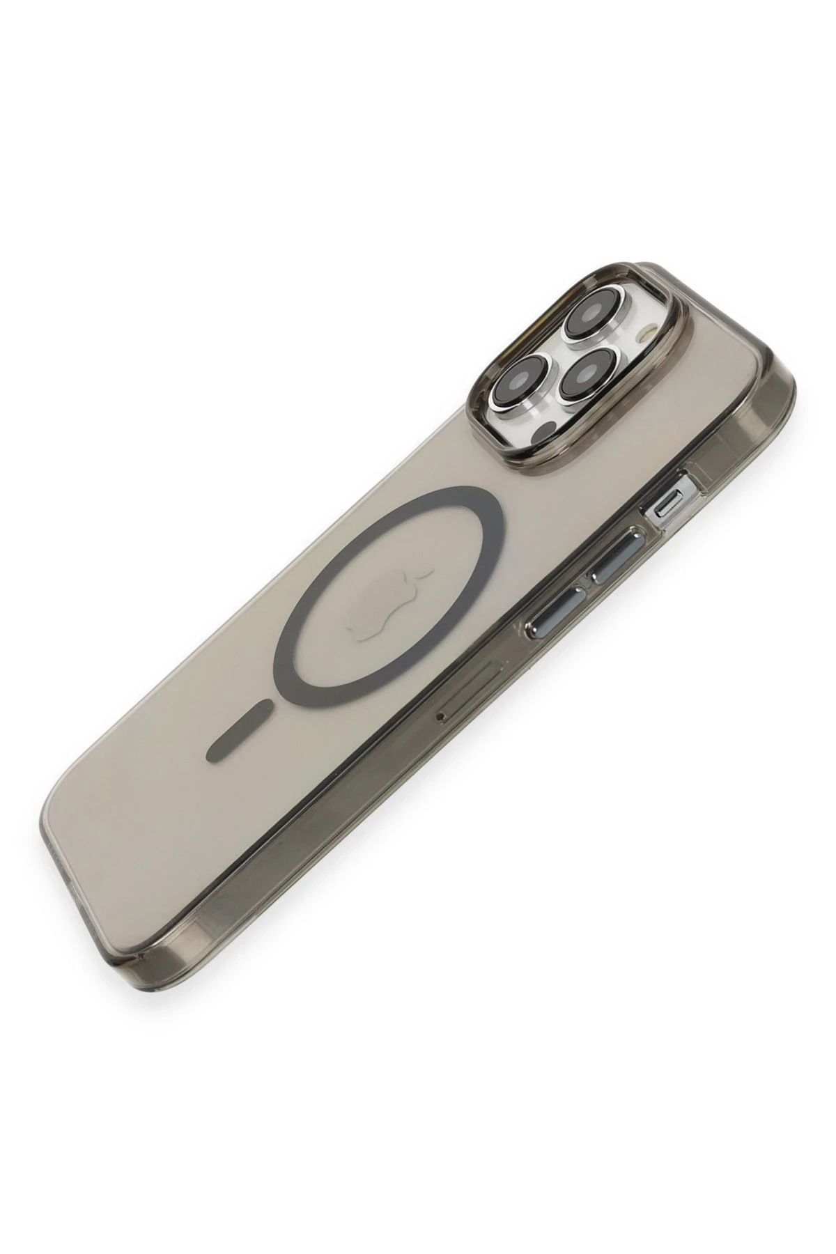 Newface Apple iPhone 13 Pro Max Kılıf Tron Şeffaf Magsafe Kapak - Siyah — görsel 3