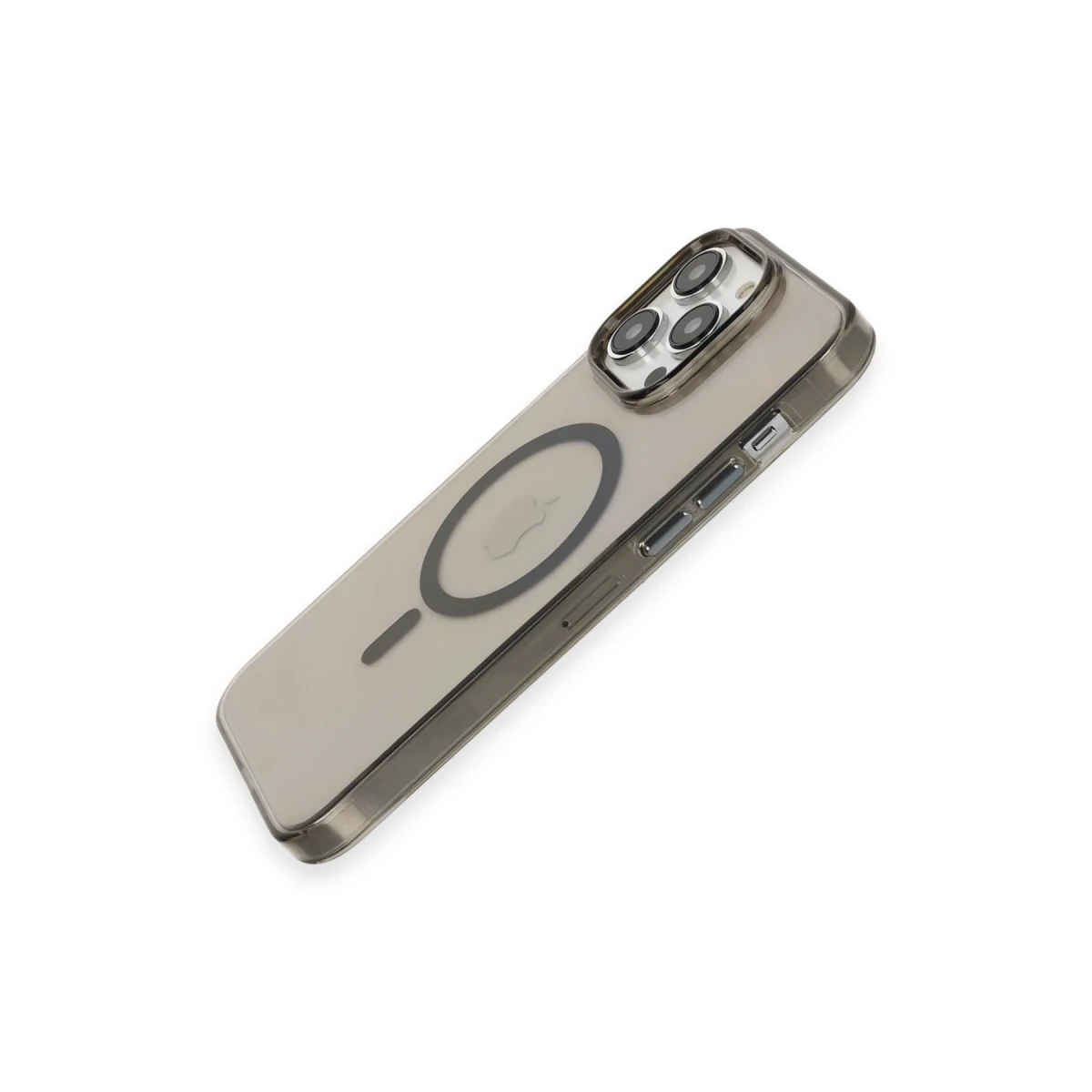 Newface Apple iPhone 13 Pro Max Kılıf Tron Şeffaf Magsafe Kapak - Siyah — görsel 7